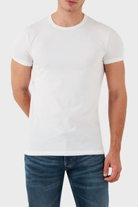 Crew Neck White Twinpack T-Shirt