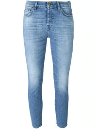Josie Crop Blue Jeans
