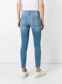 Josie Crop Blue Jeans