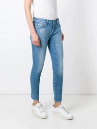 Josie Crop Blue Jeans