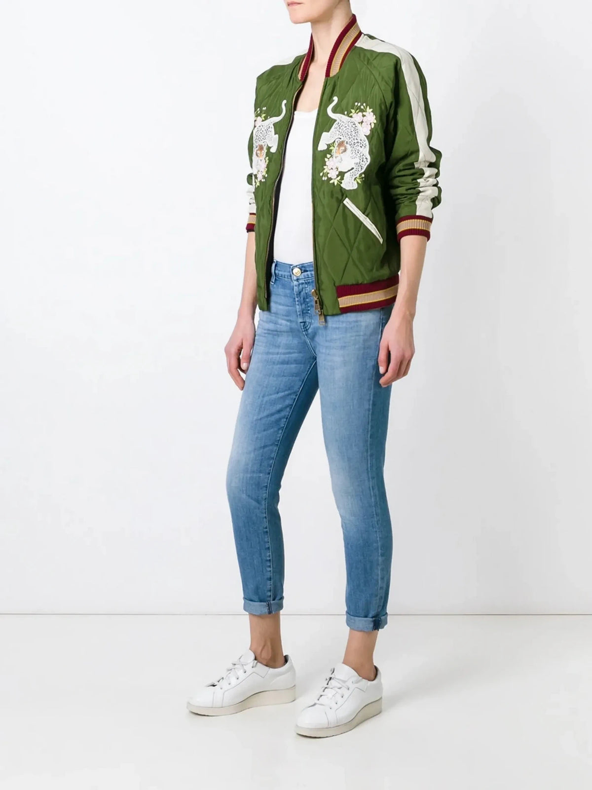 Josie Crop Blue Jeans