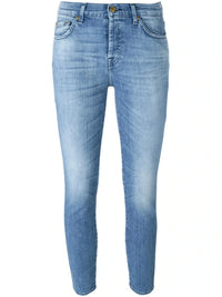 Josie Crop Blue Jeans