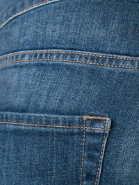 Stretch Cotton Navy Blue Shorts