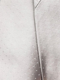 Embroidered Silver Tie