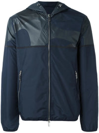 Zip-Up Navy Blue Blouson Jacket