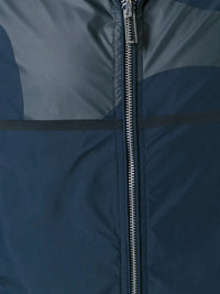 Zip-Up Navy Blue Blouson Jacket