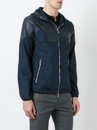 Zip-Up Navy Blue Blouson Jacket