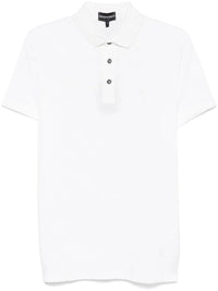 Embroidered Logo White Polo
