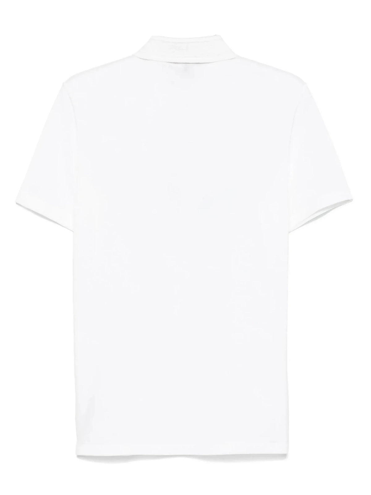 Embroidered Logo White Polo