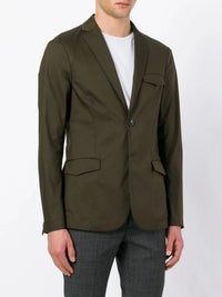 Revers Contrasto Navy Blue Blazer