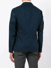 Revers Contrasto Navy Blue Blazer