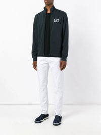 Slim Fit White Trousers