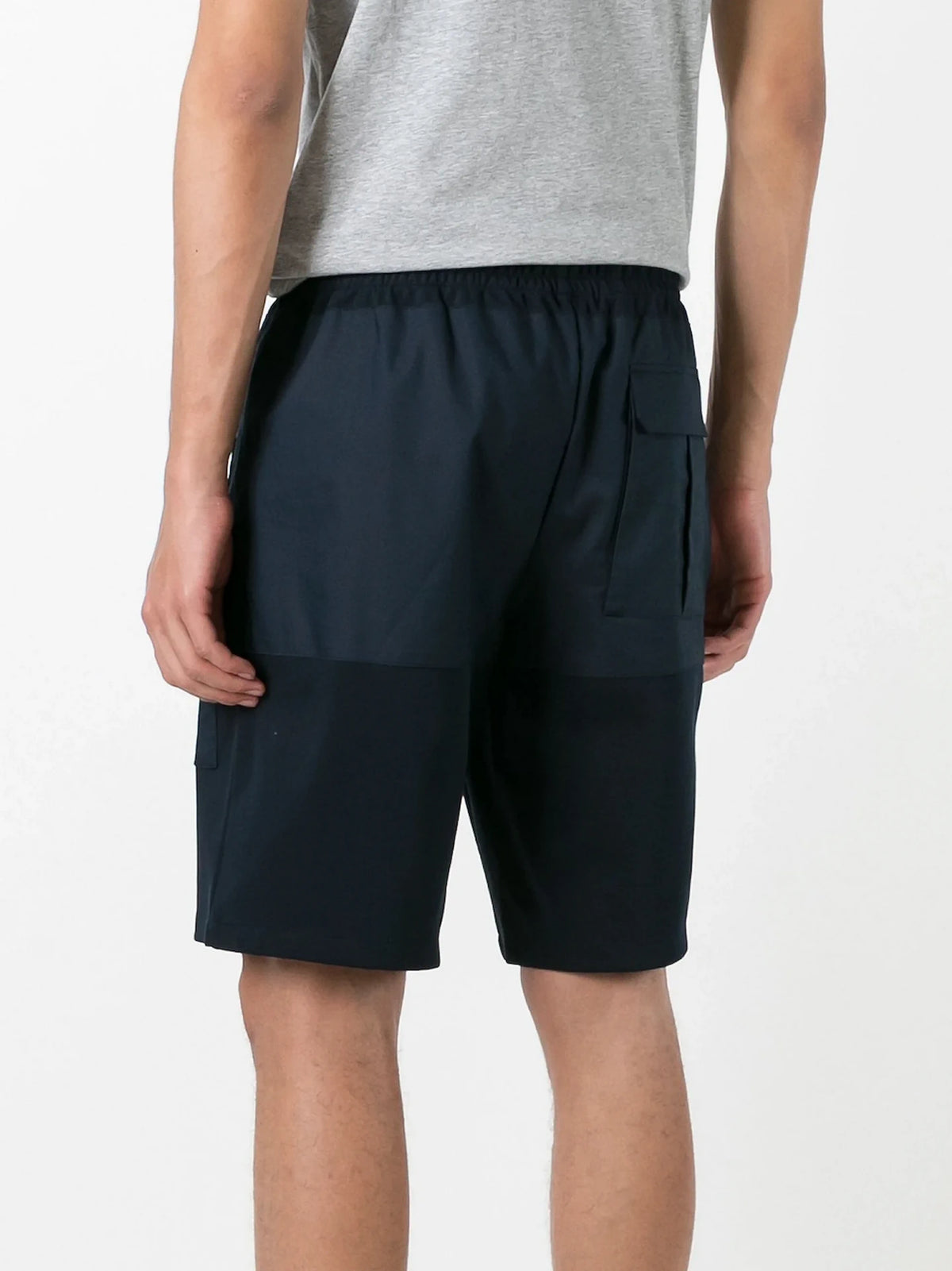 Drawstring Navy Blue Bermuda