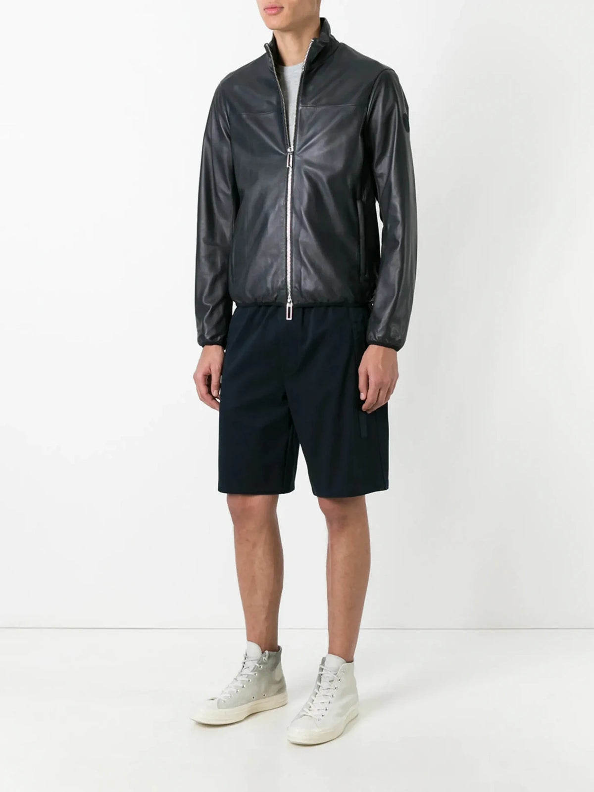 Drawstring Navy Blue Bermuda