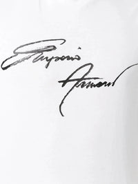 Signature Print White T-Shirt