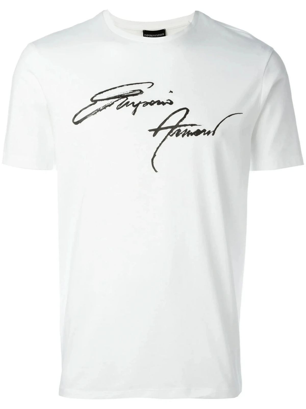 Signature Print White T-Shirt