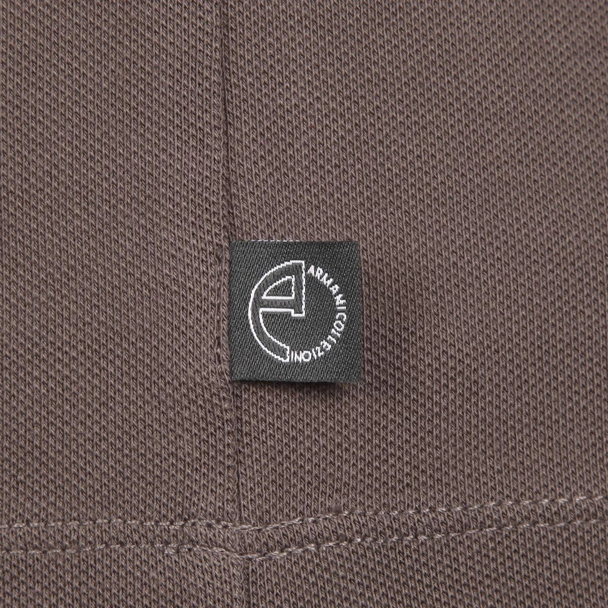 Polo Neck Brown T-Shirt