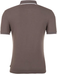 Polo Neck Brown T-Shirt