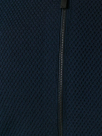 Zipped Navy Blue Blouson Jacket