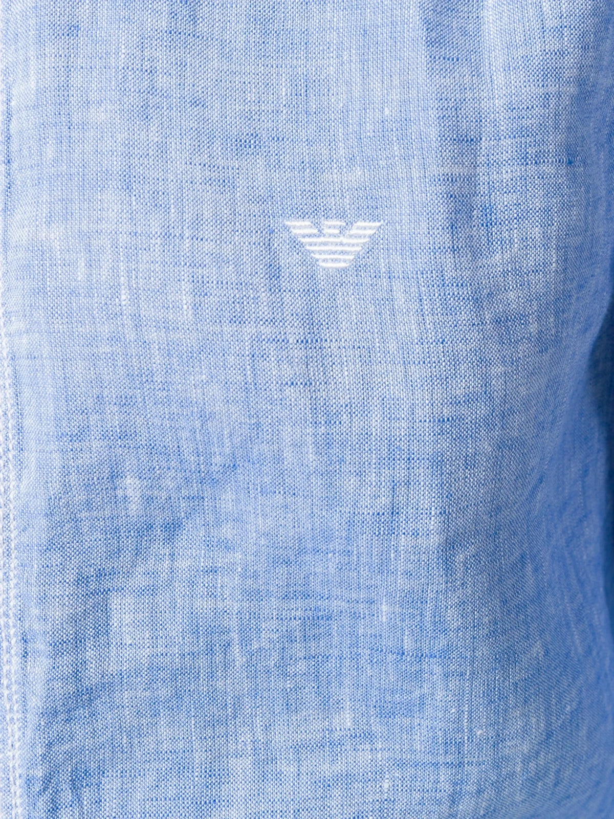 Double-Collar Blue Shirt