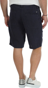 Luxury Navy Blue Bermuda Shorts