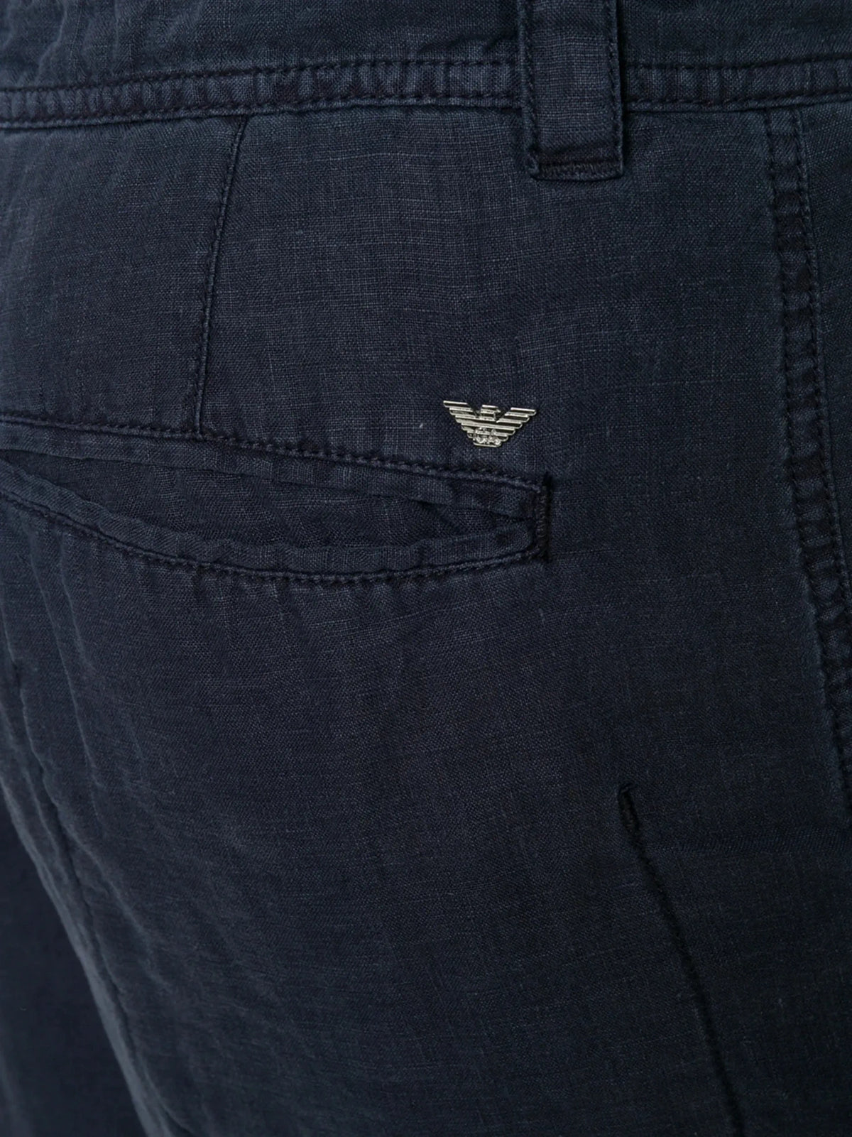 Luxury Navy Blue Bermuda Shorts