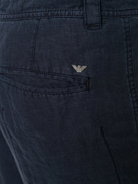 Luxury Navy Blue Bermuda Shorts