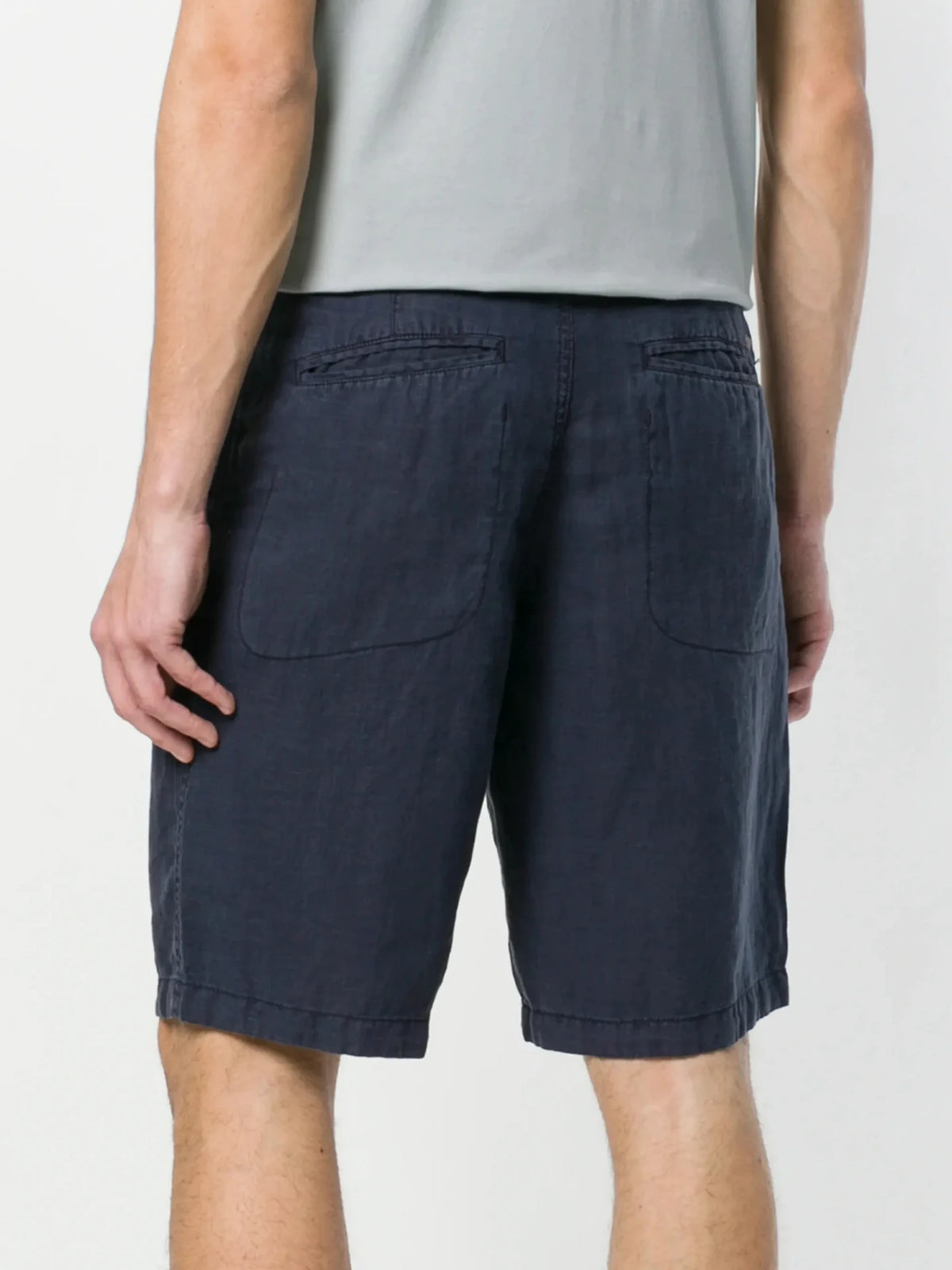 Luxury Navy Blue Bermuda Shorts