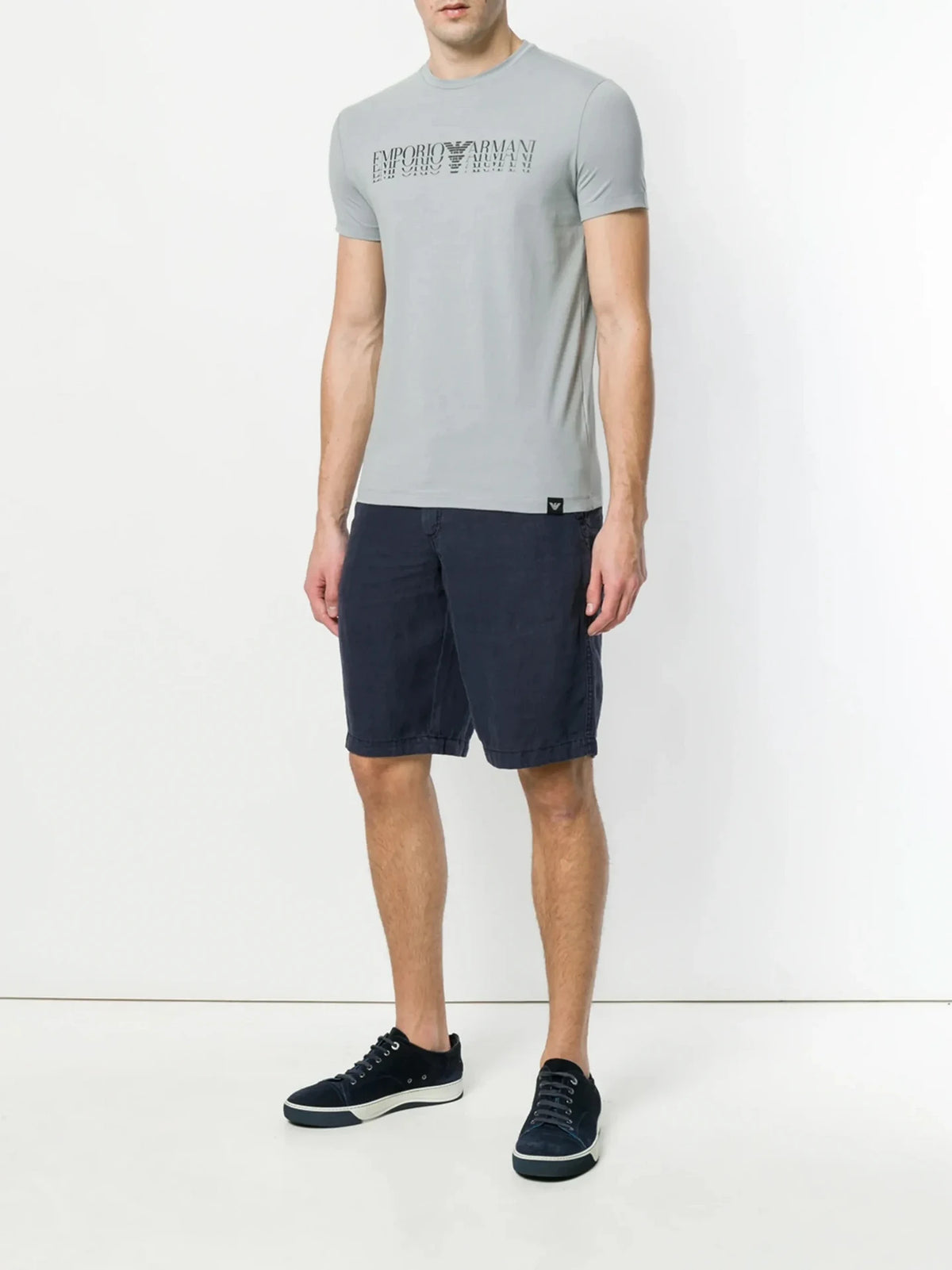 Luxury Navy Blue Bermuda Shorts