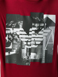 Photographic Print Red T-Shirt