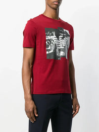 Photographic Print Red T-Shirt