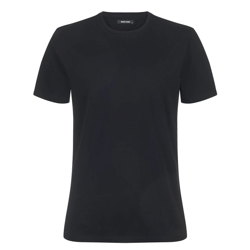 Tapered Fit Black T-Shirt