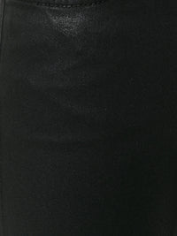 Coated Brown Ankle Jeans