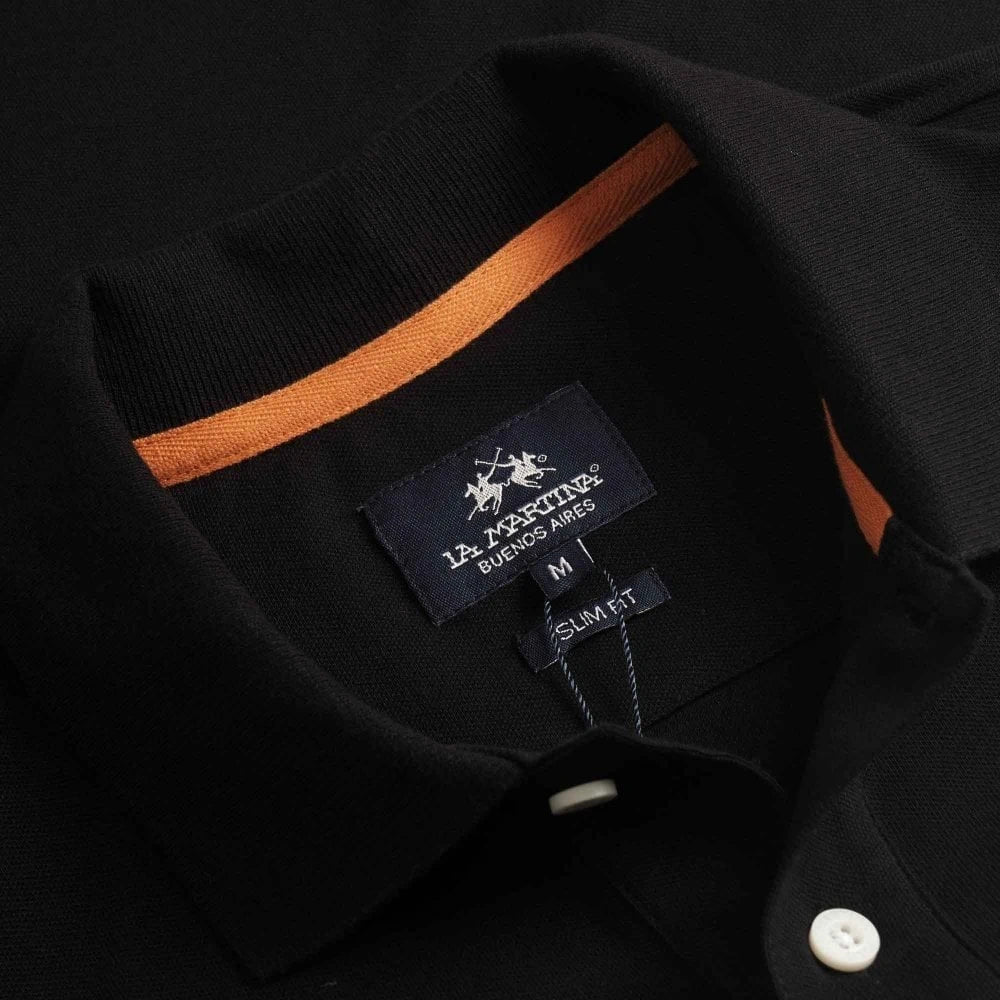 Eduardo Slim Fit Blue Polo