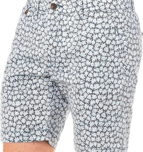 Straight-Cut Multicolour Bermuda Chino