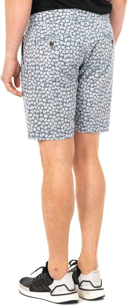 Straight-Cut Multicolour Bermuda Chino