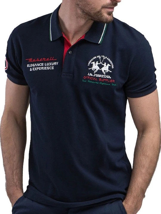 Casual Navy Blue Polo