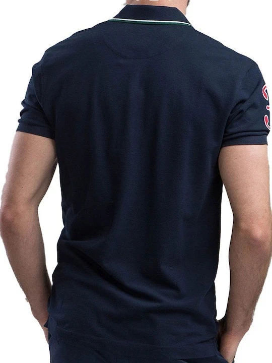 Casual Navy Blue Polo