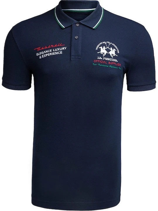 Casual Navy Blue Polo