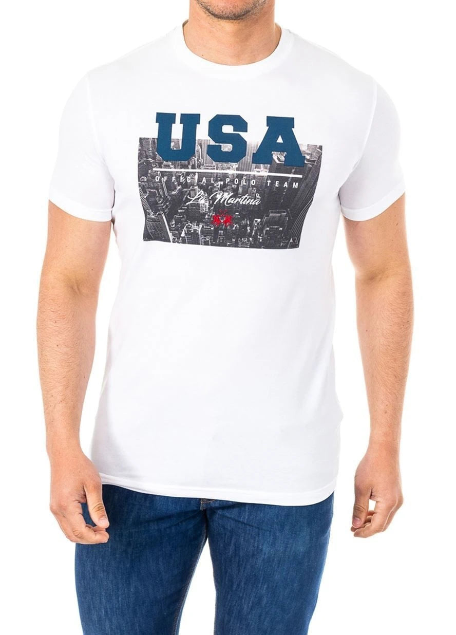 Ribbed White T-Shirt