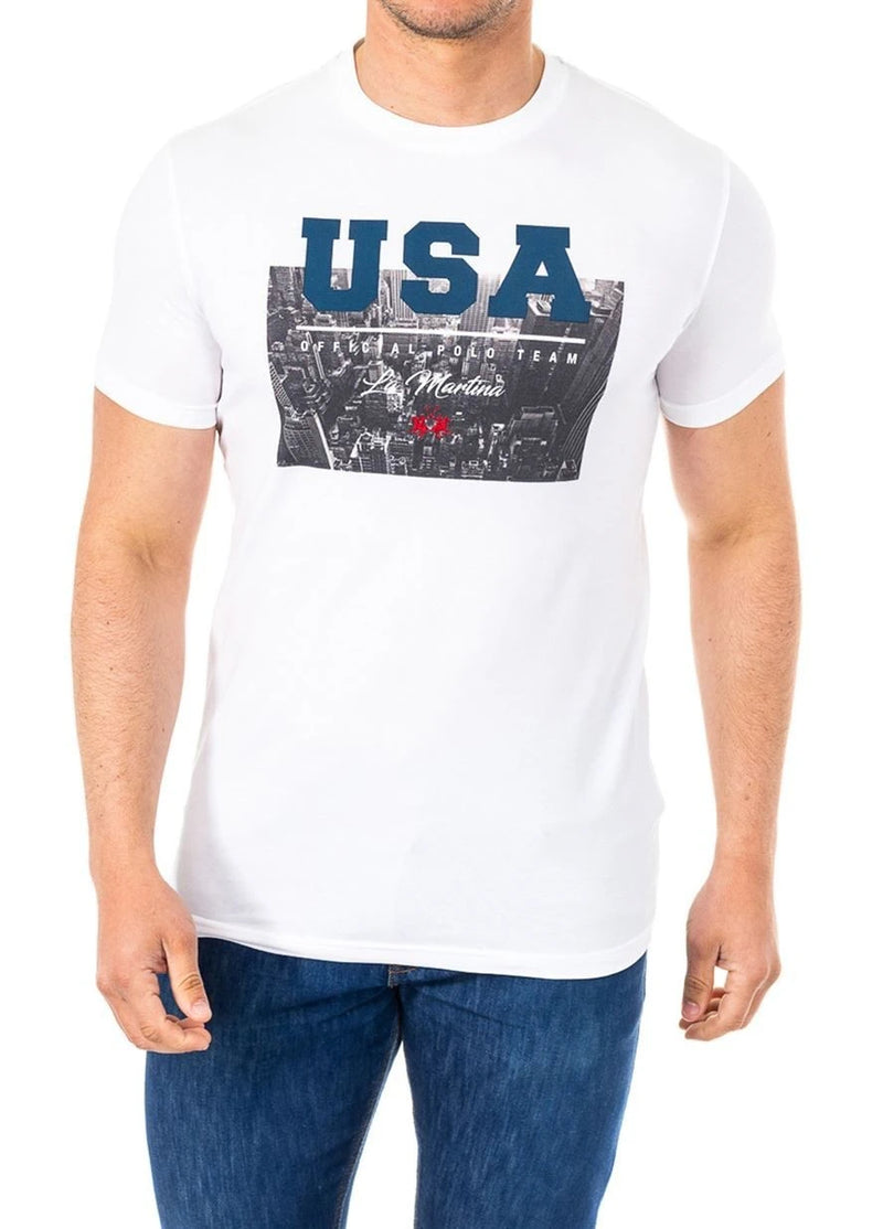 Ribbed White T-Shirt