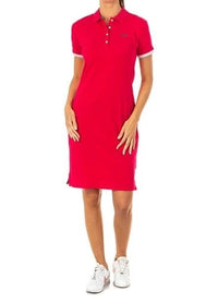 Short Sleeve Red Dress