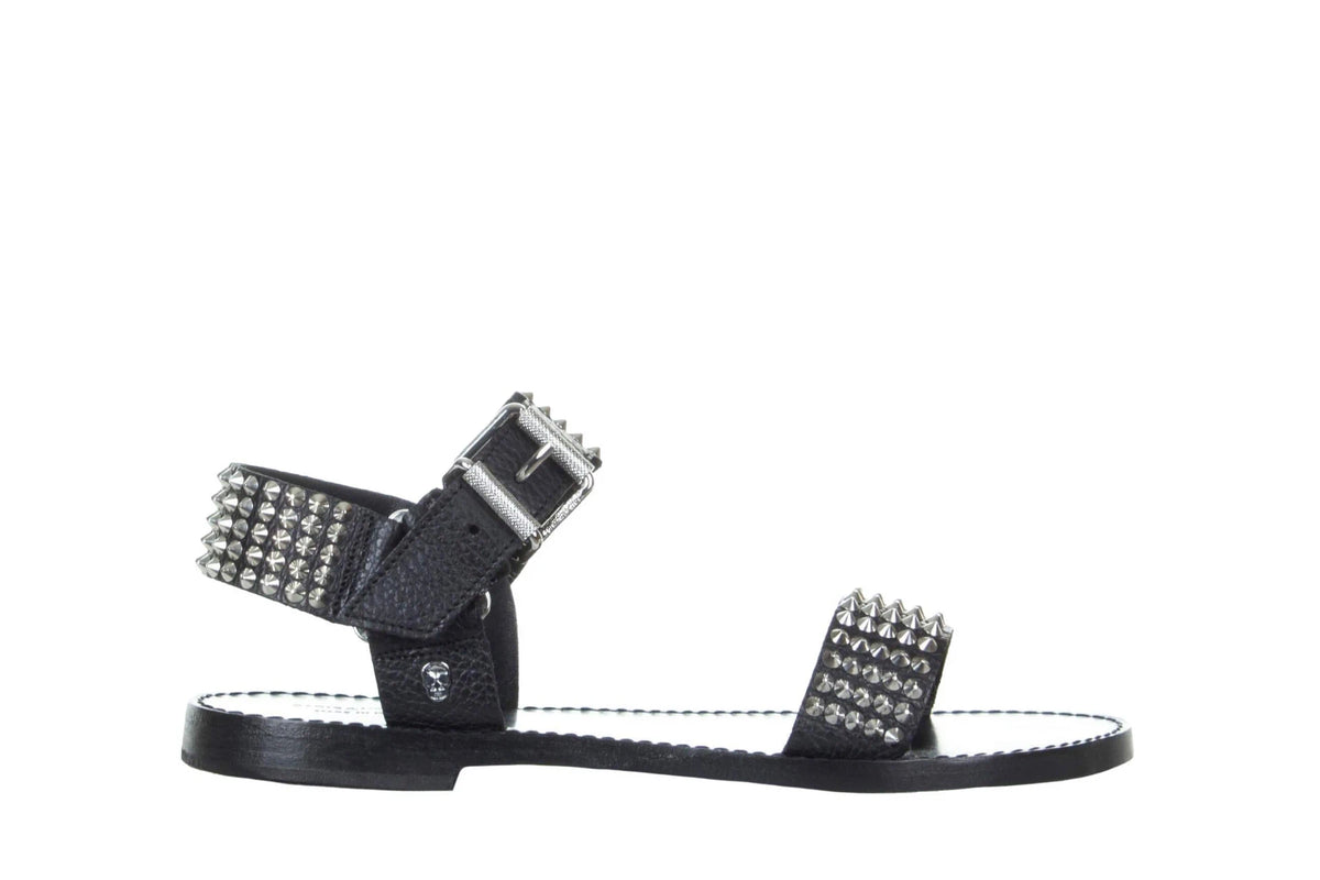 Roman Black Sandals