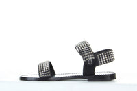 Roman Black Sandals
