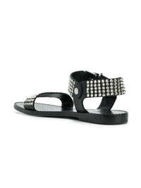 Roman Black Sandals