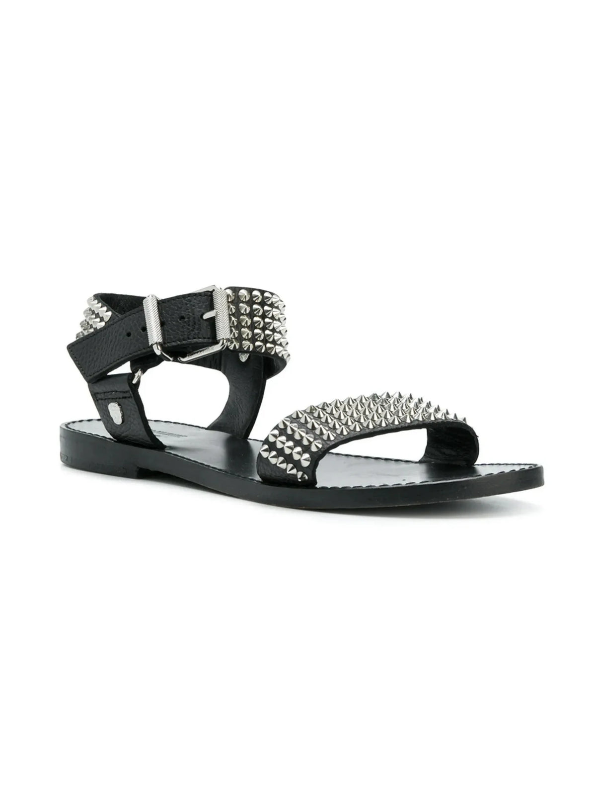 Roman Black Sandals