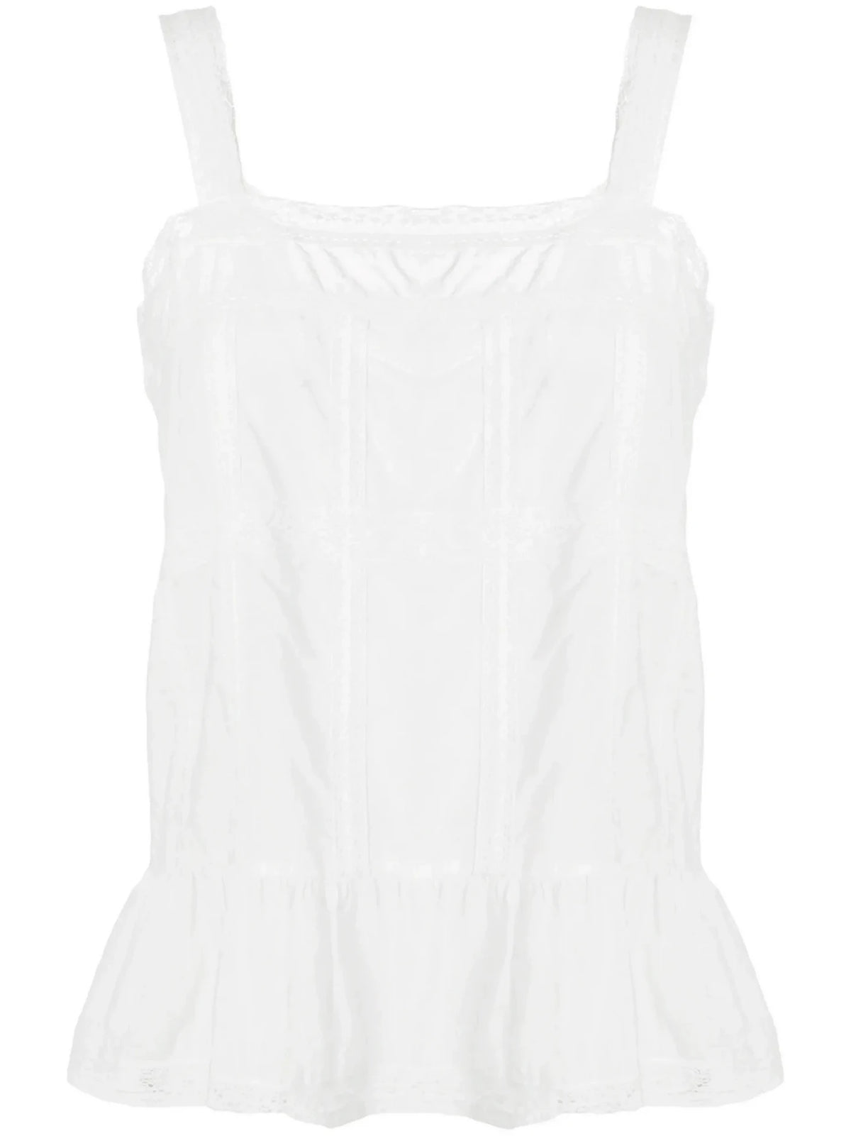 Teacup Lace White Top