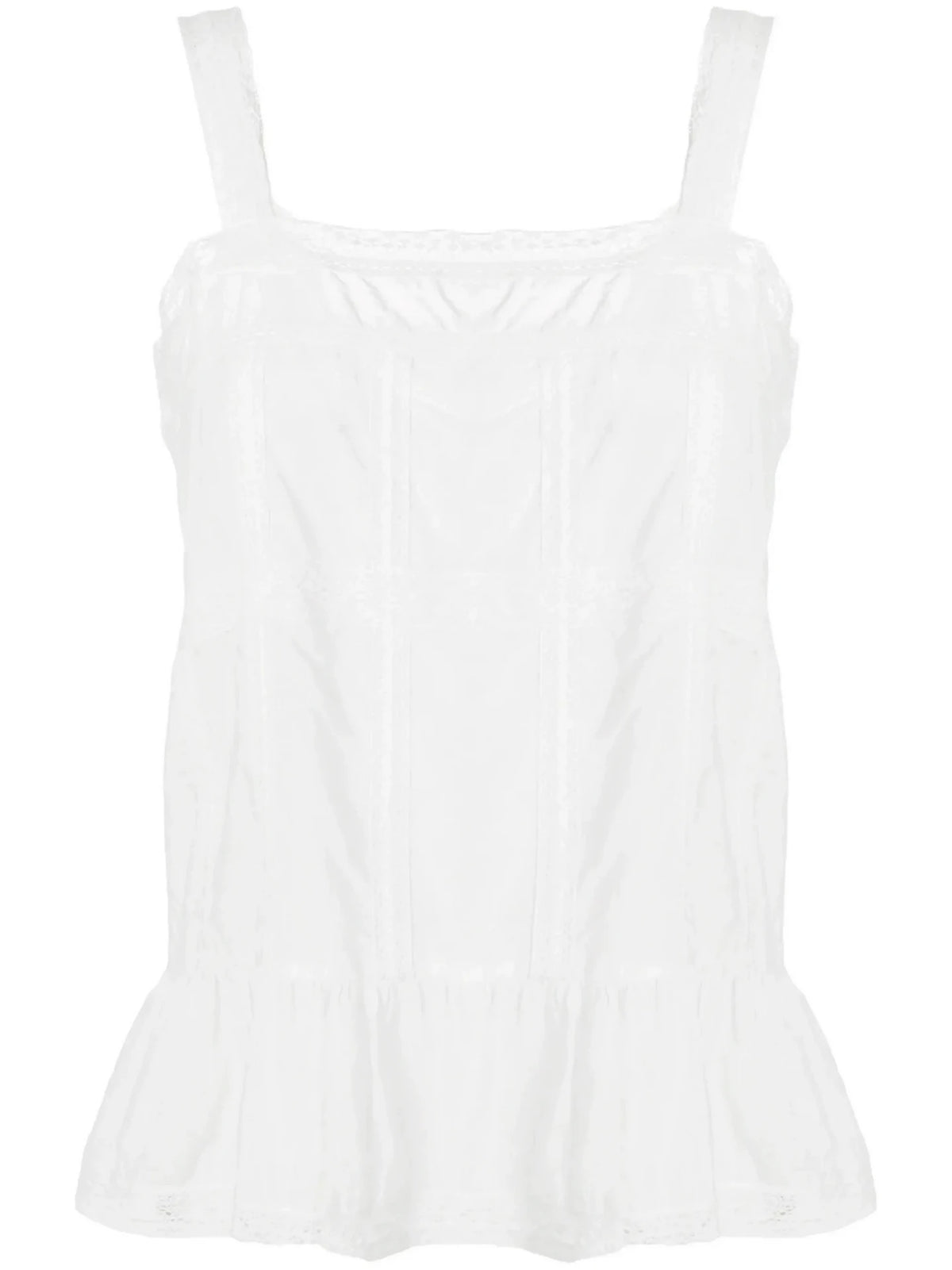 Teacup Lace White Top