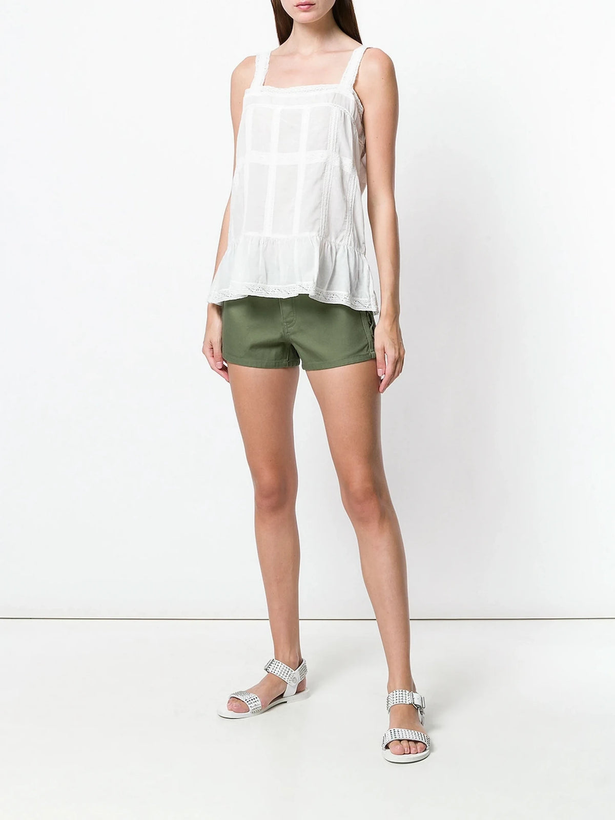 Teacup Lace White Top