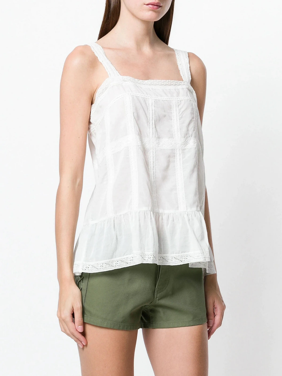 Teacup Lace White Top